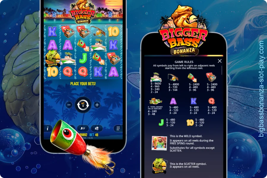 UK players can play Bigger Bass Bonanza online from any mobile device